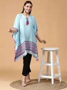 Tiara Cotton Tasselled Tie-Up Shrug