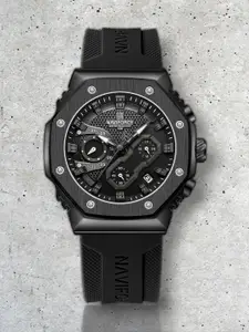 Naviforce Women Skeleton Dial & Straps Analogue Watch NF8035L_B GY B