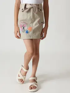 One Friday Girls Printed Pure Cotton Skirts