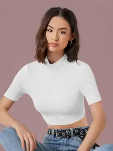 Dream Beauty Fashion Women Solid Crop Top top-59-bullet-white