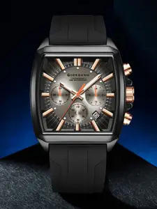 GIORDANO Men Dial & Textured Straps Analogue Watch GZ-50124-01