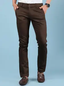 V-Mart Men Tapered Fit Mid Rise Flat-Front Chinos Trousers