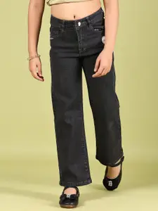 V-Mart Girls Light Fade Mid-Rise Jeans