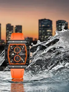 GIORDANO Men Embellished Dial & Straps Analogue Watch GZ-50123-02