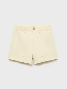 Mango Kids Girls Cotton Denim Shorts