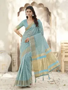 Tikhi Imli Woven Design Supernet Ready to Wear Saree
