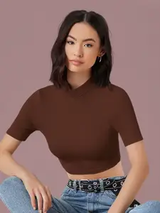 Dream Beauty Fashion Women Fitted Crop Top