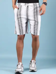 V-Mart Men Cotton Striped Technology Shorts