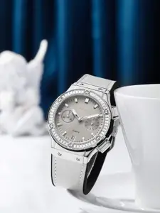 GIORDANO Embellished Dial & Wrap Around Straps Chronograph Analogue Watch GZ-60093-01