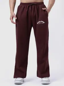 FUAARK Laidback Relaxed Fit Polly Cotton Premium Gym Workout & Casual Brown Track Pant