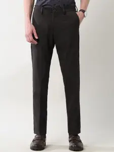 Arrow New York Men Regular Fit Mid-Rise Formal Trousers