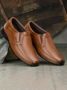 Provogue Men Textured Formal Slip-Ons