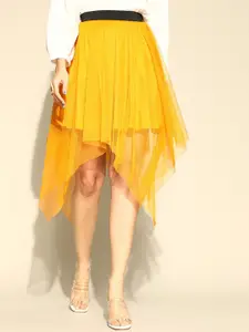 Moda Rapido Women Asymmetric Flared Skirt