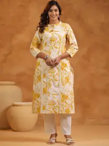 FILO HEVIS Printed Pure Cotton Straight Kurta