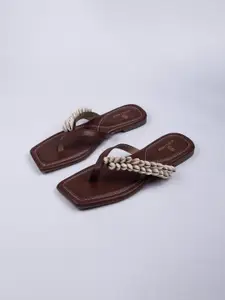 Schon Zapato Women Kodi Slider Open Toe Flats