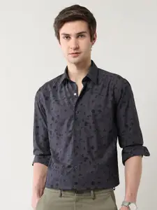 Arrow New York Men Slim Fit Floral Opaque Printed Formal Shirt