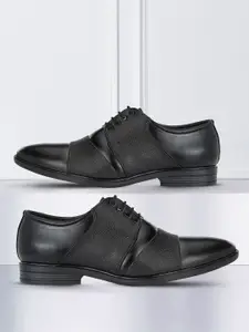 Provogue Men Textured Formal Derbys