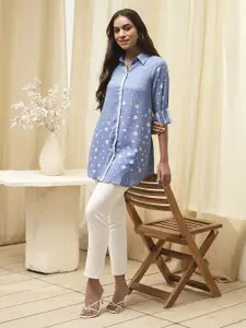 Biba Women Standard Floral Opaque Printed Casual Shirt