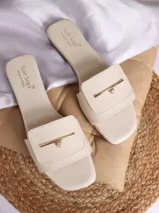 Sole Saga Women Open Toe Flats