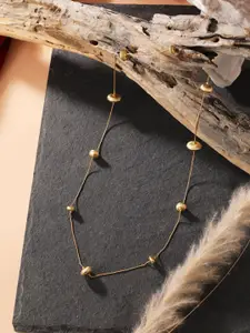 CORSICA Gold-Plated Minimal Necklace