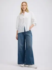 Pepe Jeans Women Opaque Printed Casual Shirt