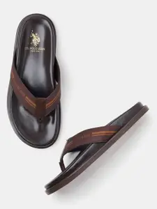 U.S. Polo Assn. Paul Men Leather Comfort Sandals