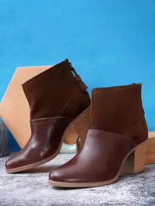 NICO NERINI Women Mid-Top Block-Heeled Regular Boots