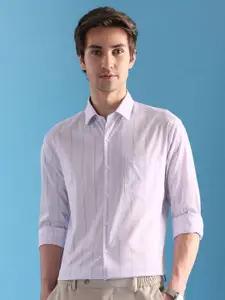 Arrow Men Slim Fit Opaque Striped Formal Shirt