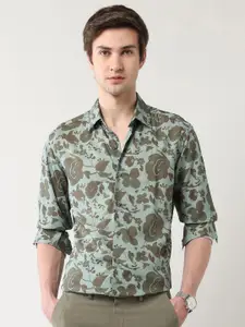 Arrow New York Men Slim Fit Floral Opaque Printed Formal Shirt