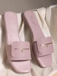 Sole Saga Women Western - Embellished Open Toe Flats