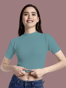 Dream Beauty Fashion Women Ribbed Crop Top