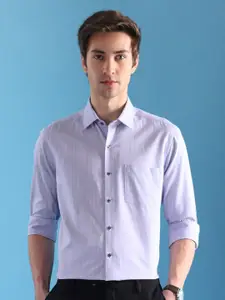 Arrow Men Slim Fit Opaque Striped Formal Shirt