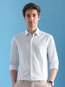 Arrow Men Slim Fit Opaque Printed Formal Shirt