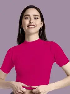 Dream Beauty Fashion Dream Beauty Solid Round Neck Fashion Top