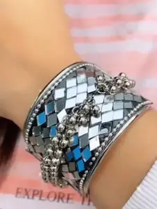 SZN Tribal Cuff Oxidised Bracelet