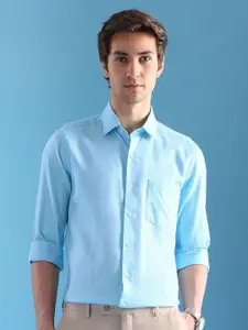 Arrow Men Slim Fit Opaque Printed Formal Shirt