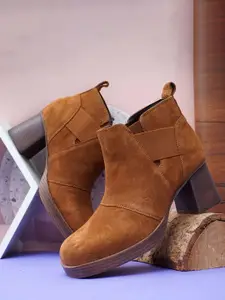 NICO NERINI Women Block-Heeled Chelsea Boots