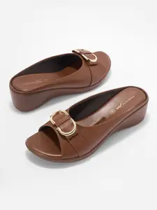 Forever Glam by Pantaloons Women Open Toe Flats with Buckles