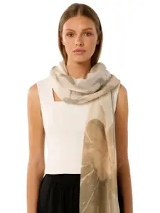 Forever New Women Printed Tasselled Scarf