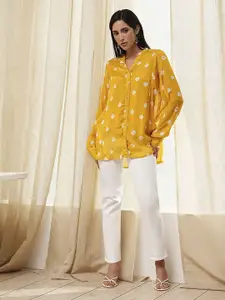 Biba Women Standard Floral Opaque Printed Casual Shirt