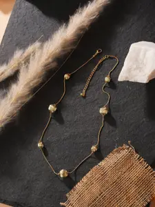 CORSICA Gold-Plated Minimal Necklace