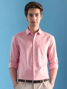 Arrow Men Slim Fit Opaque Printed Formal Shirt