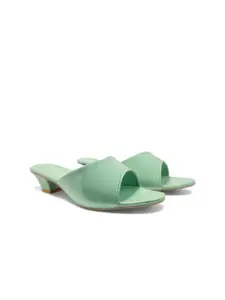 FABBMATE Women Block Heels Mules