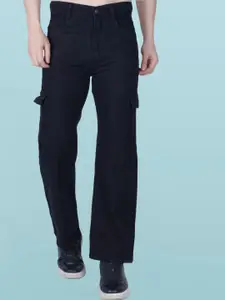 LINARIA Men Classic Mom Fit Mid-Rise Cargo Styles Jeans