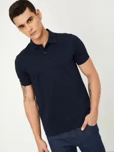 max Men Polo Collar Pockets T-shirt