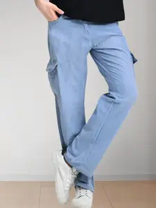 LINARIA Men Mid-Rise Clean Look Light Fade Jeans