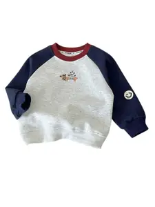 StyleCast x Revolte Boys Colourblocked Pullover Sweatshirt