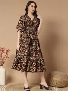 Raiyani Fashion Women Floral Print Fit & Flare Maxi Dress