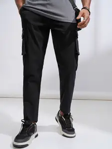 HIGHLANDER Men's Straight Fit Cargos Trousers