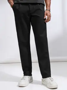 HIGHLANDER Men Formal Relaxed Fit Comfort Trousers